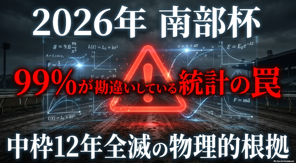 2026年第39回マイルチャンピオンシップ南部杯 予想スライド表紙 99%が勘違いしている統計の罠と盛岡ダート1600mの物理的根拠 まめたか競馬